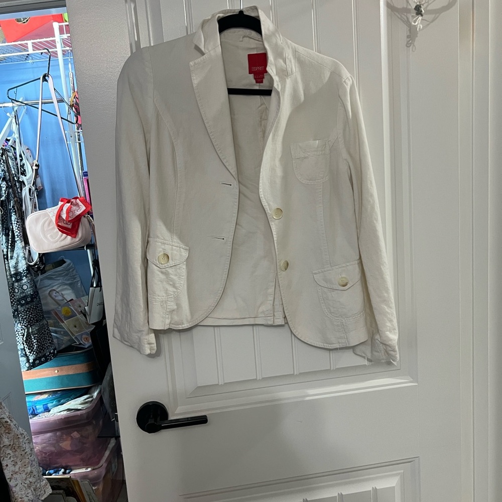 Esprit Cream Blazer for Women